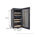 Евтин черен компресор малък хладилник за вино със съхранение